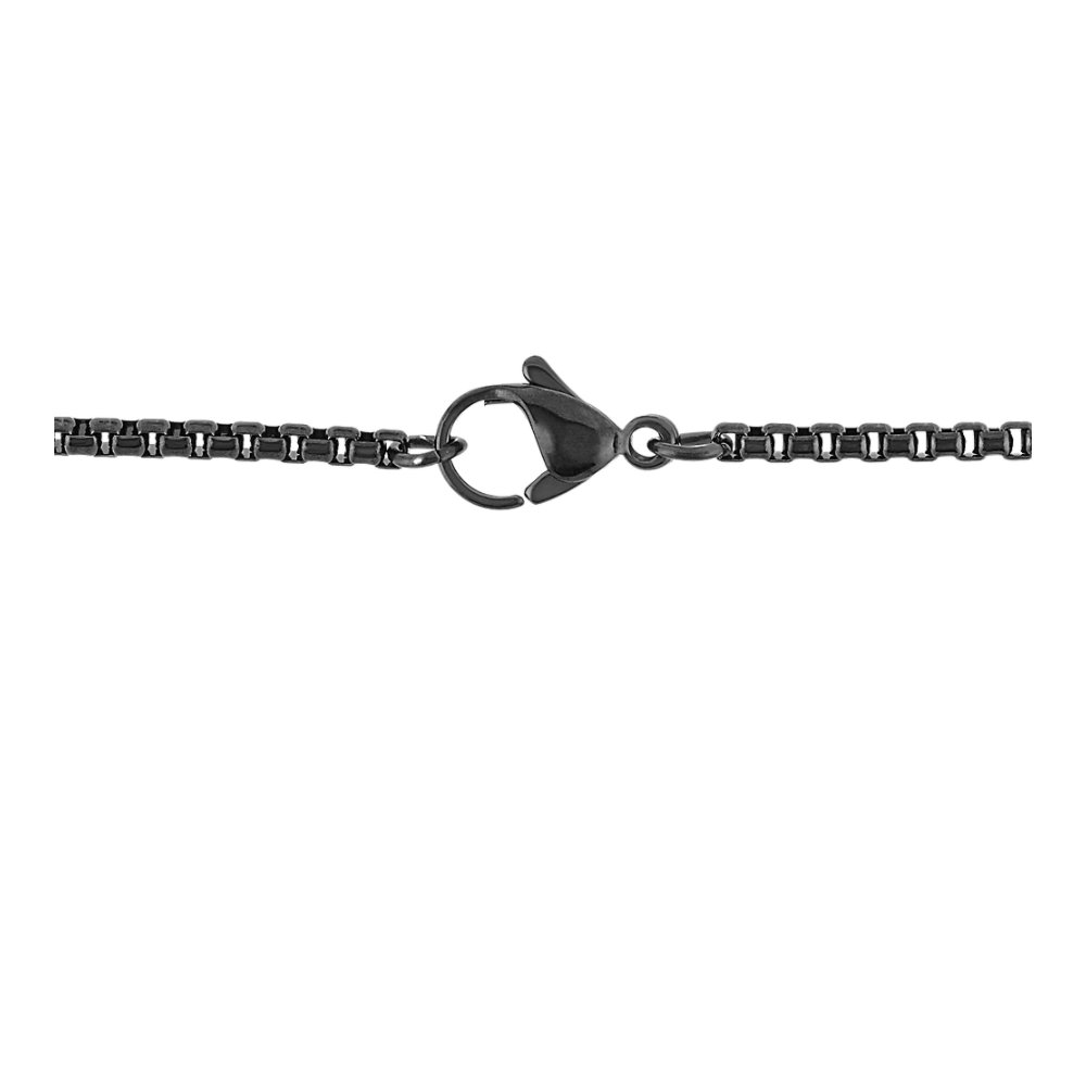 24 inch Mens Stainless Steel Cross Necklace Shane Co.