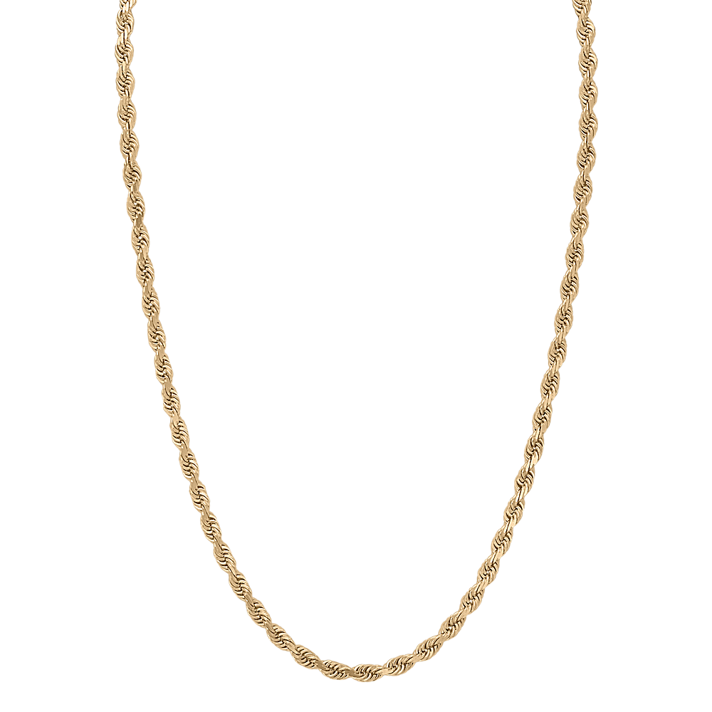 Rope Necklace for Men, Gold Rope Chain, Rope Chain 14k, Mens Gold
