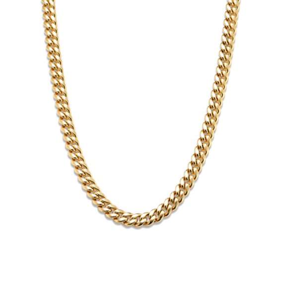 26'' 14K Yellow Gold Miami Cuban Chain (6.8mm)