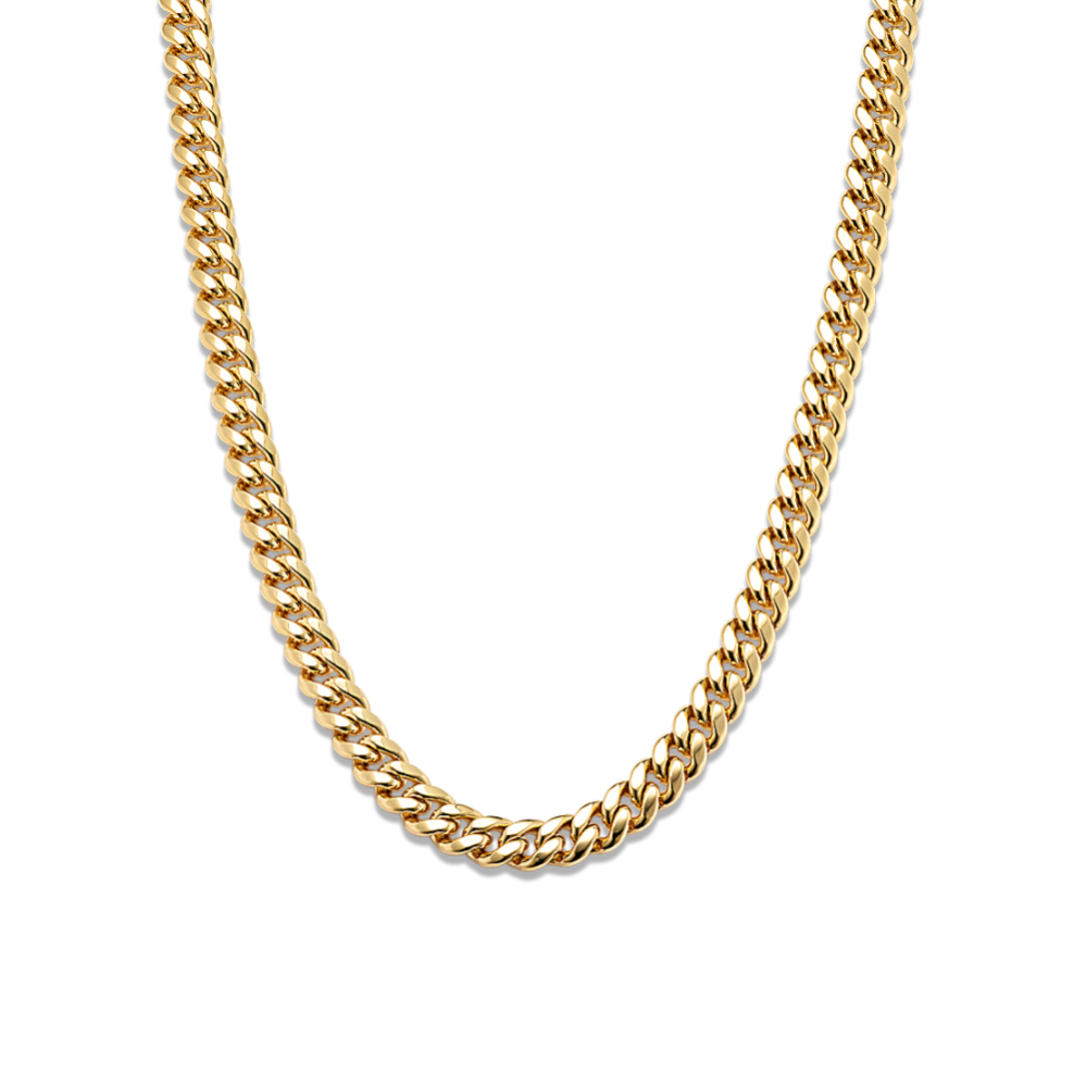 26'' 14K Yellow Gold Miami Cuban Chain (6.8mm)