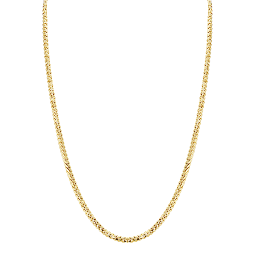 26'' Mens Miami Cuban Chain in 14k Yellow Gold