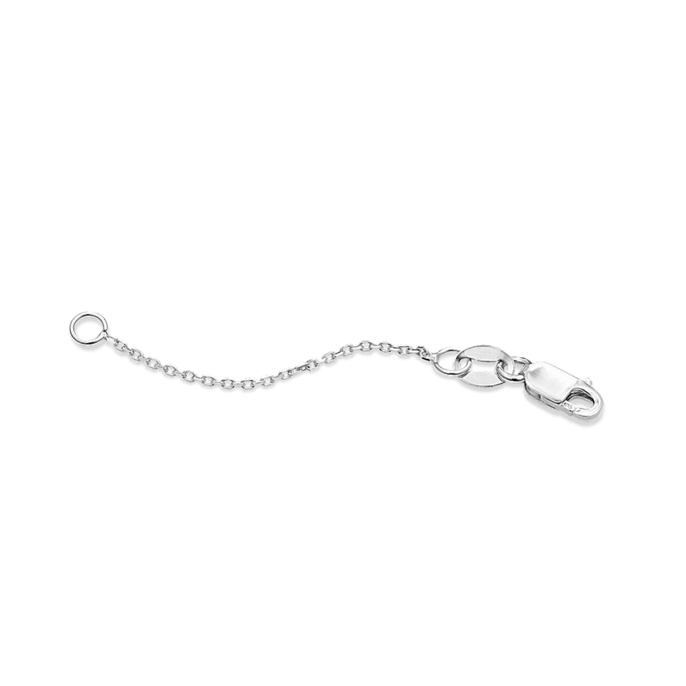 18'' 14K White Gold Cable Chain (1.4mm) | Shane Co.