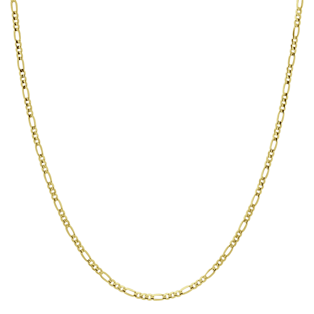 30'' Diamond Cut Figaro Chain (3.9mm)
