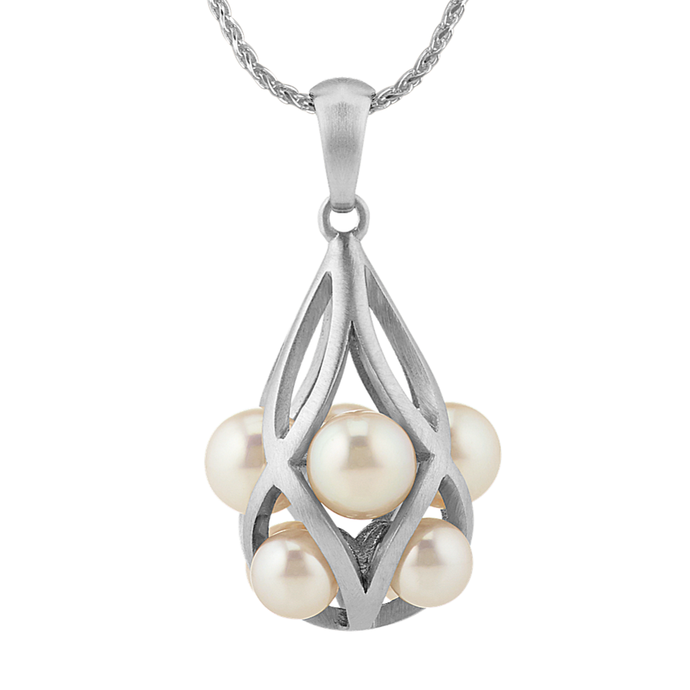 4-6mm Akoya Cultured Pearl Pendant (22'')
