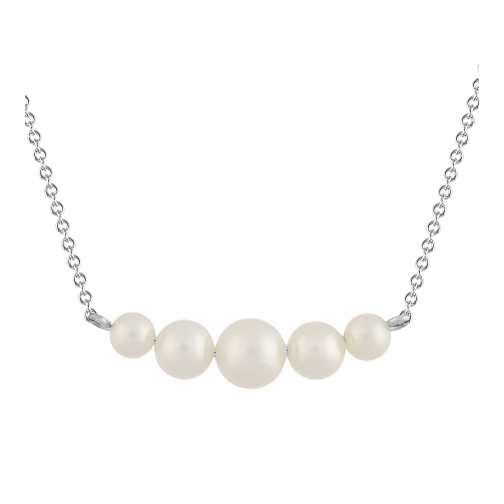 4-6mm Graduated Akoya Pearl Necklace (18 in)
