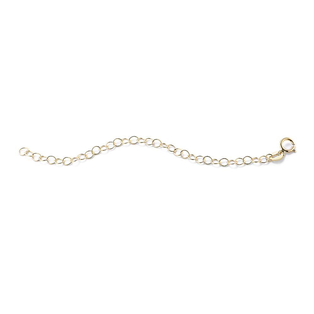 4'' 14K Yellow Gold Cable Chain Extender (1.8mm)