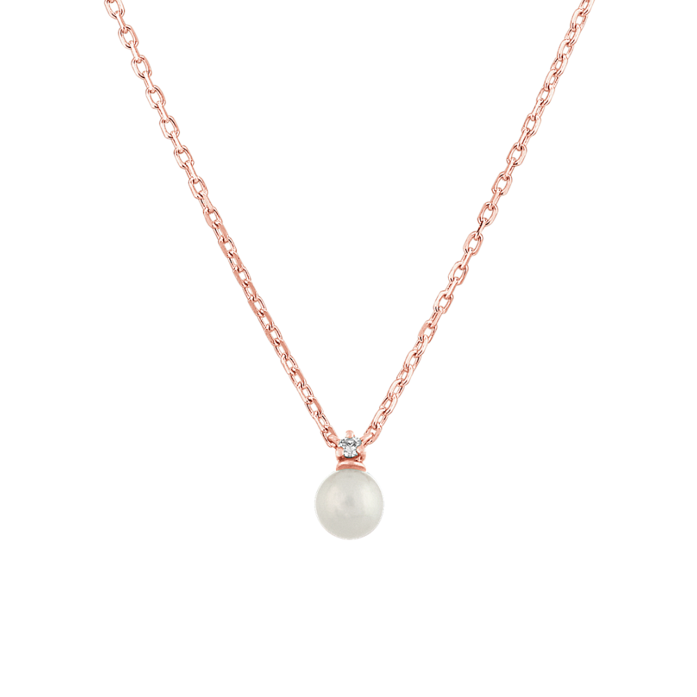 4mm Akoya Pearl Solitaire Pendant (18 in)