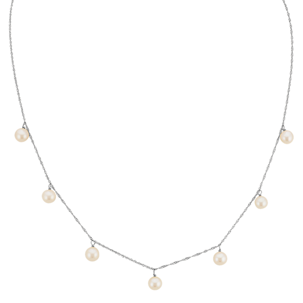 5-5.5mm Freshwater Cultured Pearl Necklace (14'')