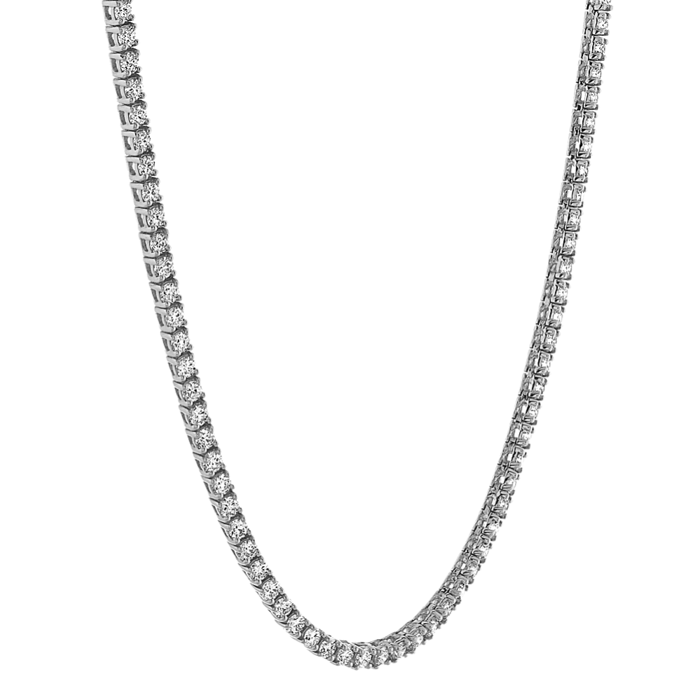 Real diamond hot sale tennis necklace