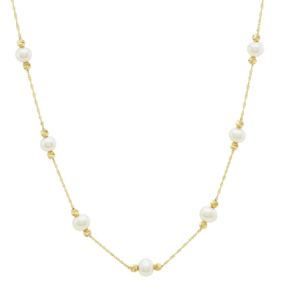 5.5mm Freshwater Cultured Pearl Necklace (18'')