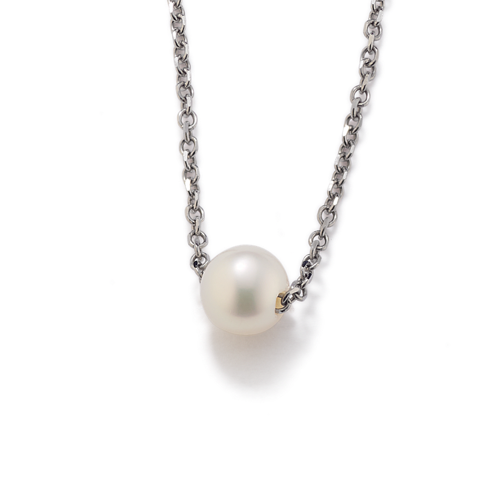 5mm Cultured Freshwater Pearl Necklace (18 in) Shane Co.