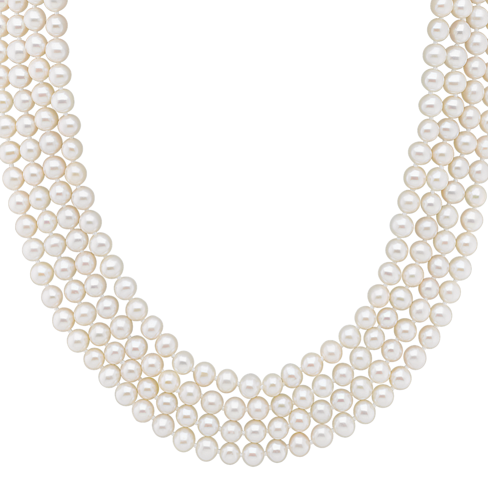 5mm Freshwater Cultured Pearl Strand (100'')