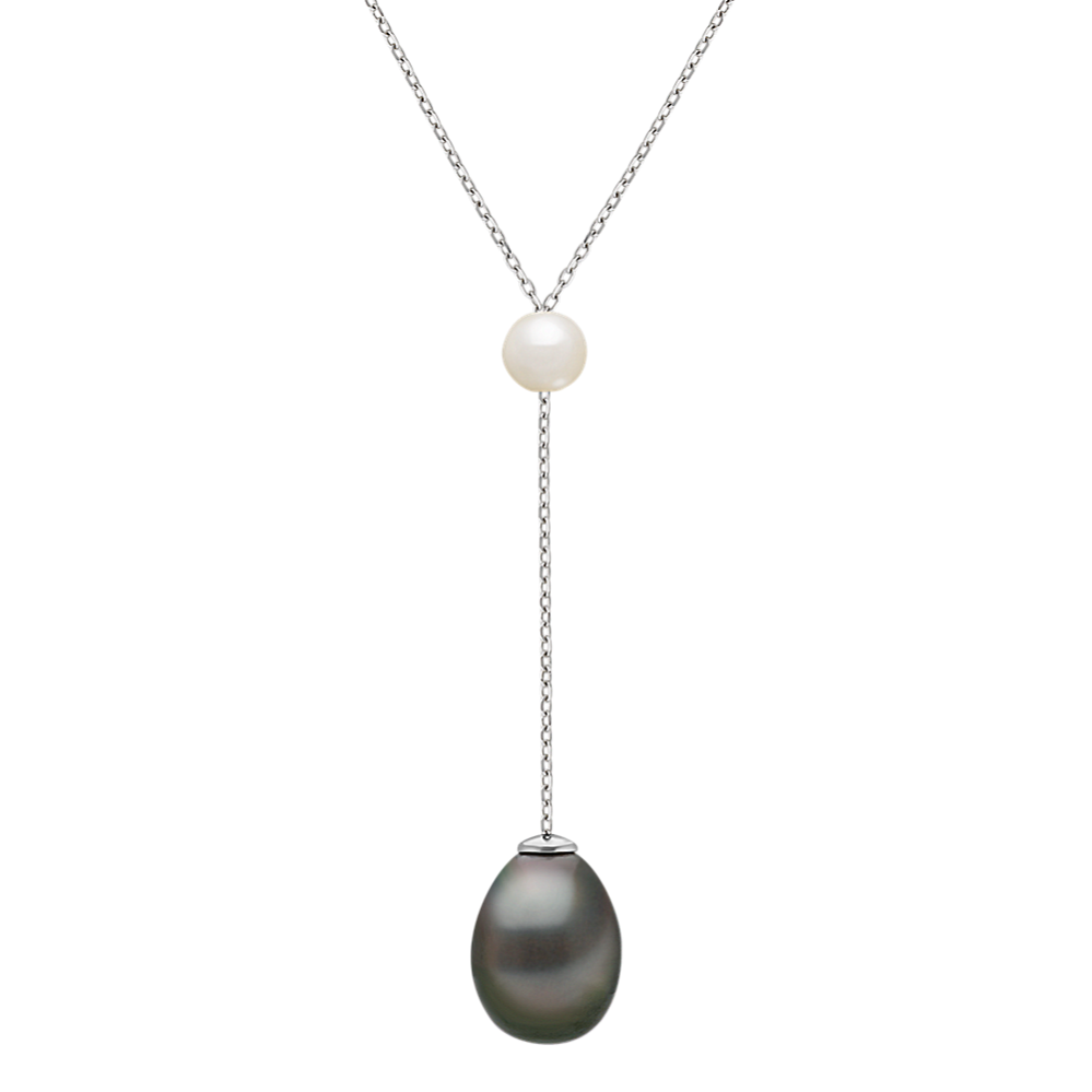 5mm Tahitian Cultured Pearl Necklace in Sterling Silver (18'')