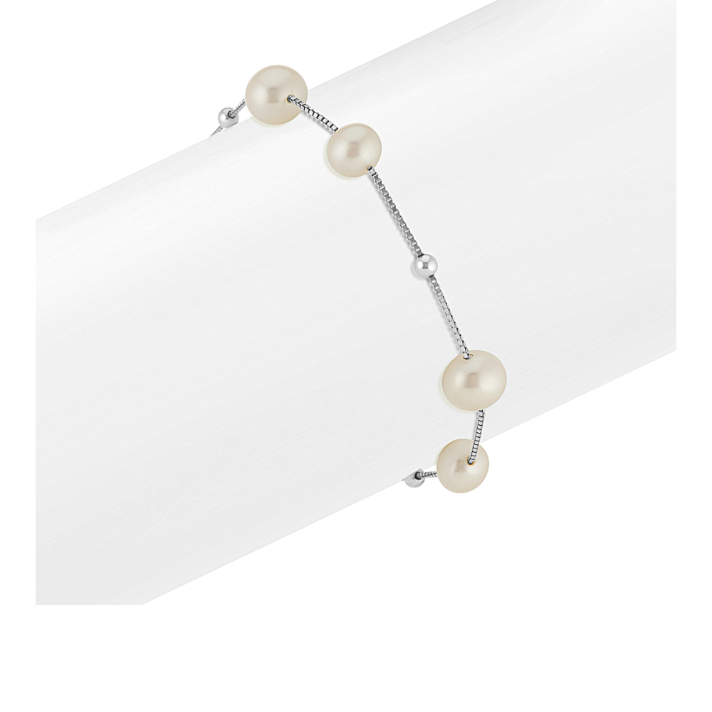 68mm Cultured Freshwater Pearl Necklace and Bracelet Matching Set (18