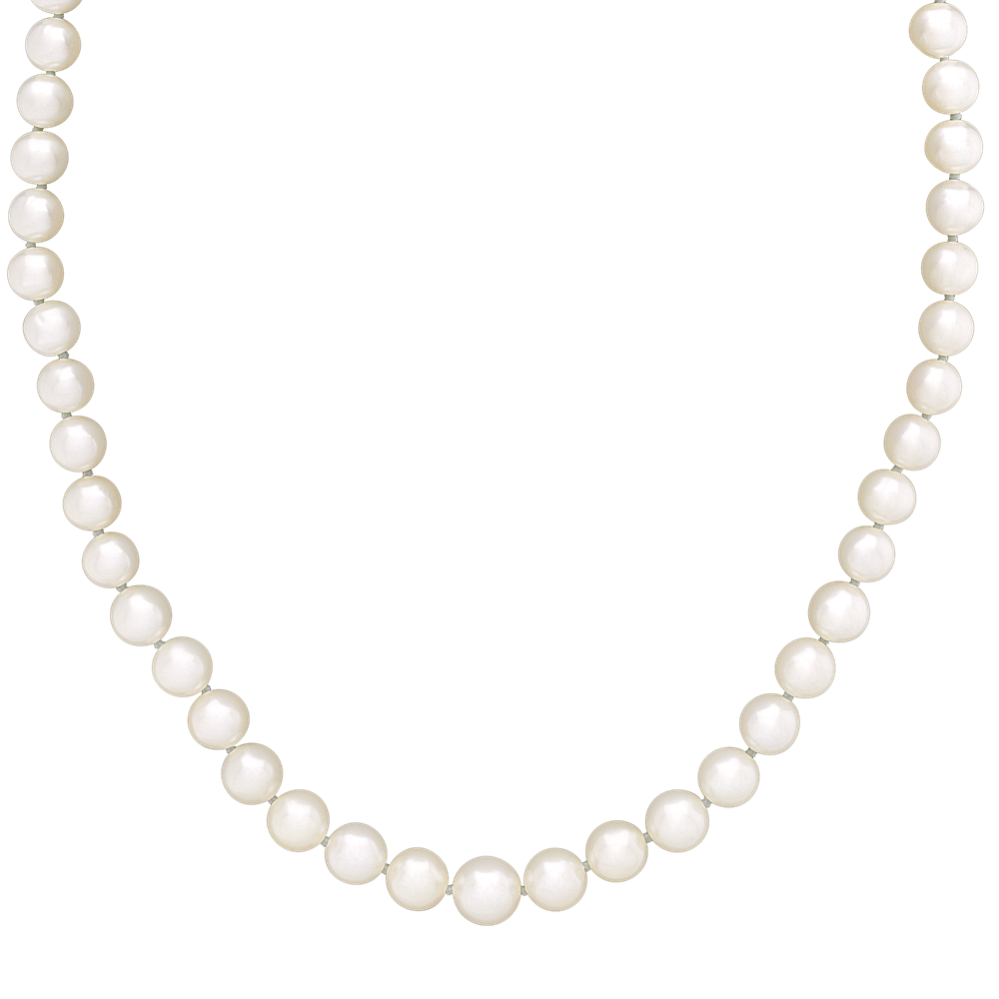 6-9mm Graduated Freshwater Cultured Pearl Strand (18 in)
