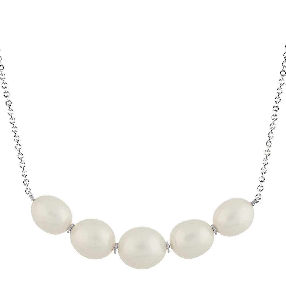 Graduated pearl necklace hot sale 18 inch