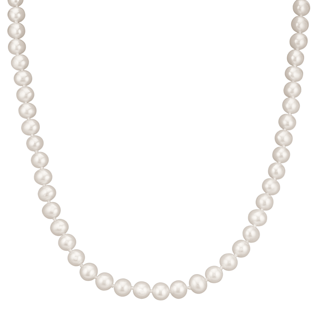 6mm Freshwater Cultured Pearl Strand (16'')