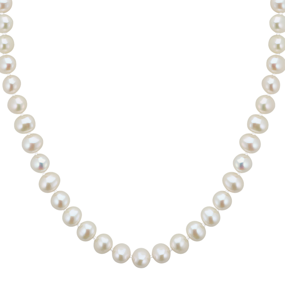 6mm Freshwater Cultured Pearl Strand (18 in)