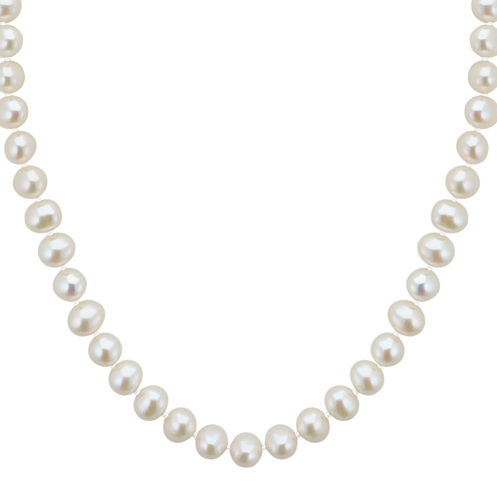 6mm Freshwater Cultured Pearl Strand (18'')