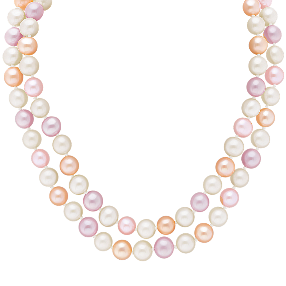 6mm Multi-Colored Freshwater Cultured Pearl Endless Strand (65 in)