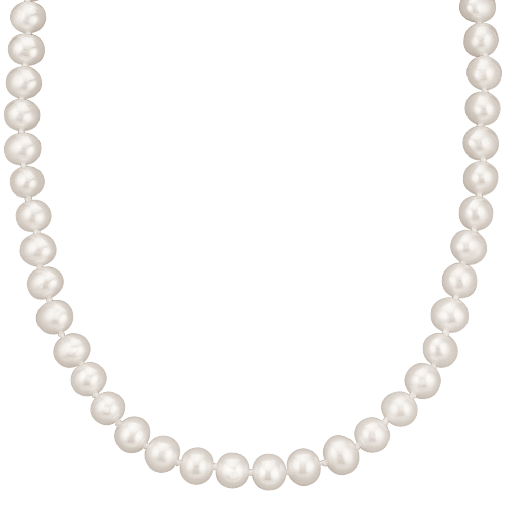 7mm Freshwater Cultured Pearl Strand (18 in)