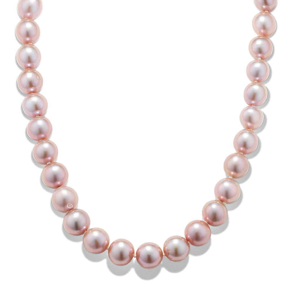 7mm Lavender Freshwater Cultured Pearl Strand (18 in)