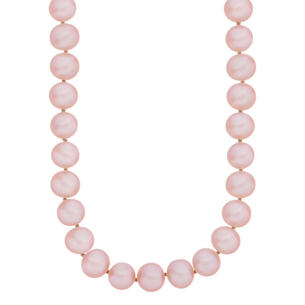 7mm Pink Freshwater Cultured Pearl Strand (18'')