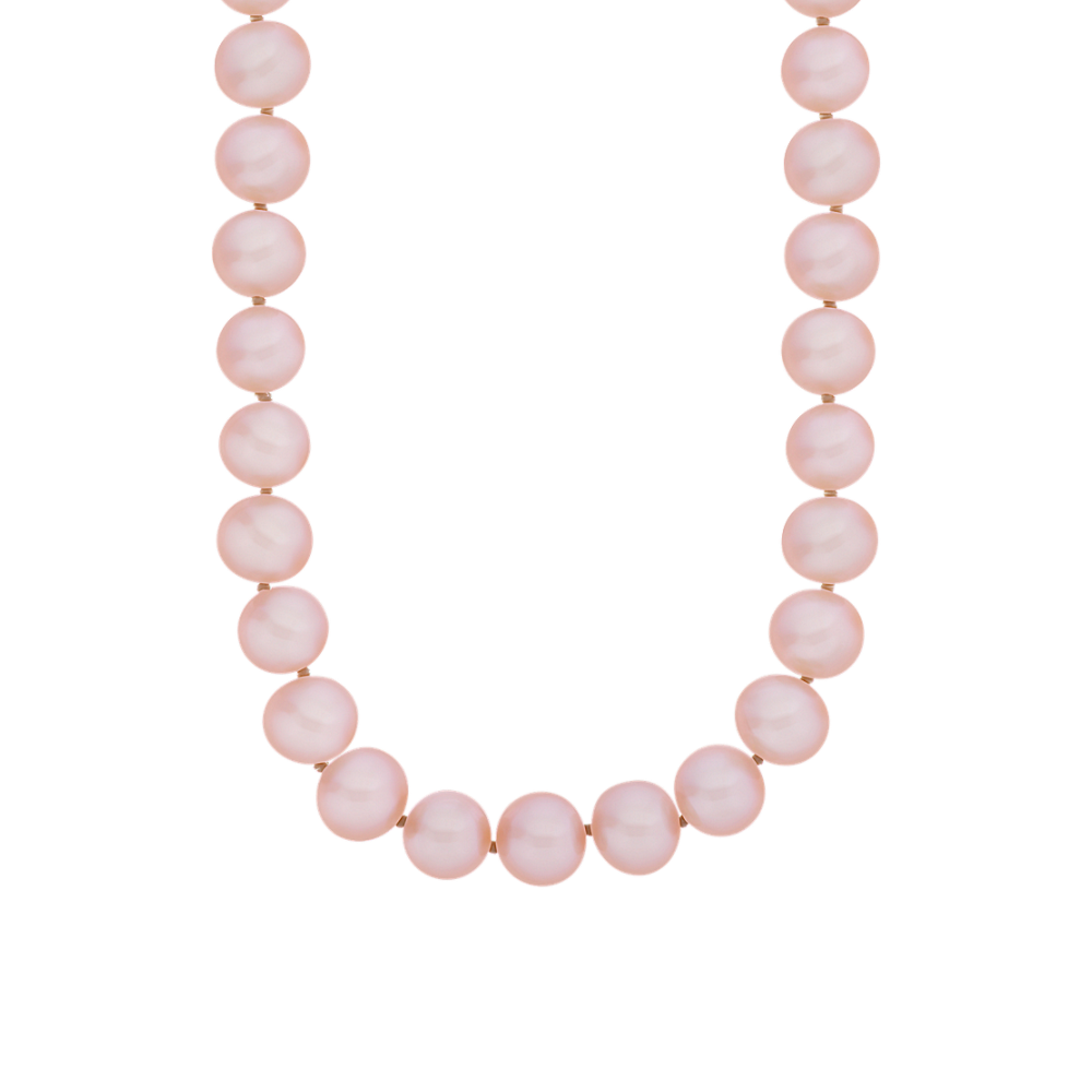 7mm Pink Freshwater Pearl Strand (18 in)