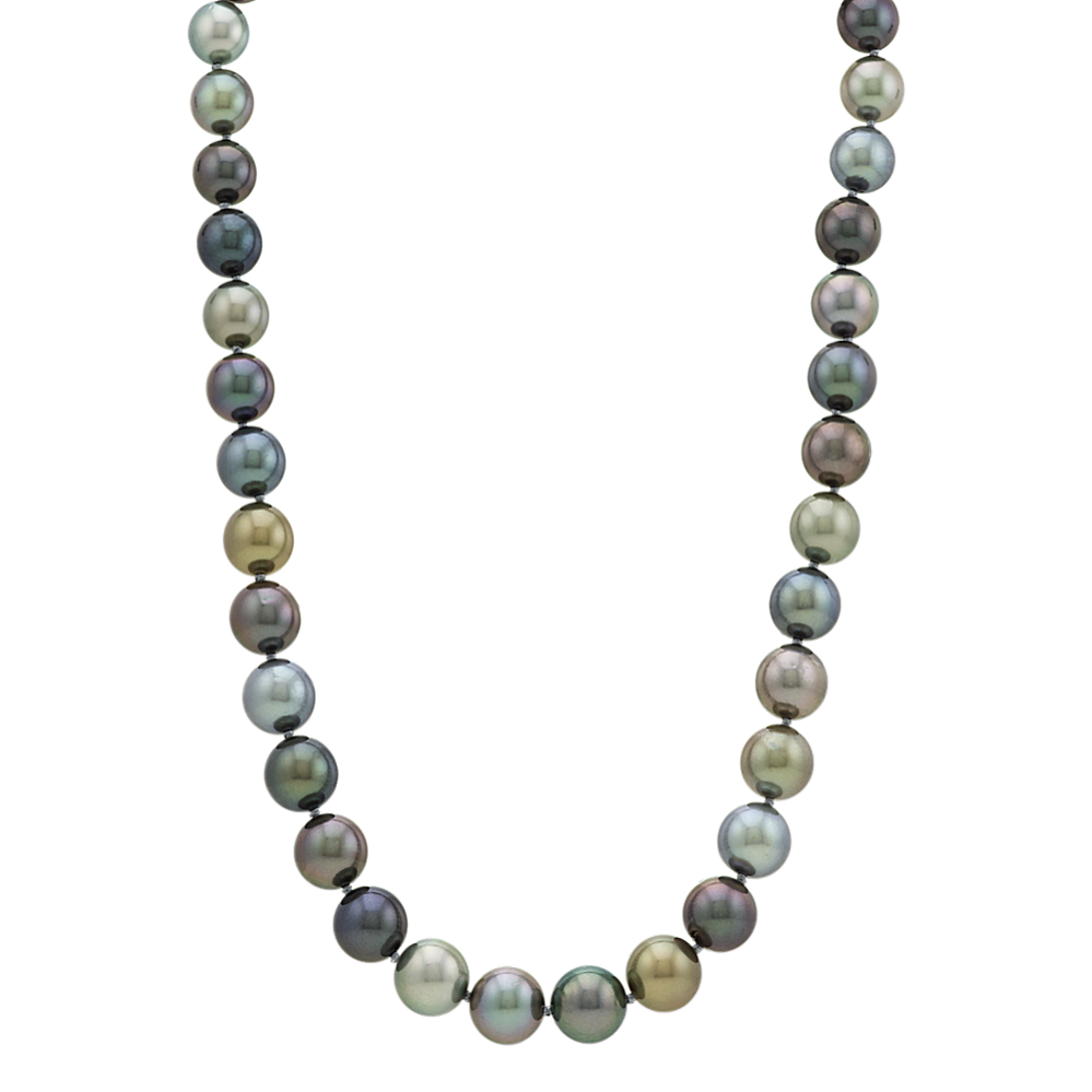 8-11mm Multi-Colored Tahitian Cultured Pearl Strand (18'')