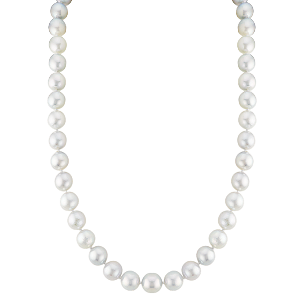8mm Blue Akoya Cultured Pearl Strand (18'')