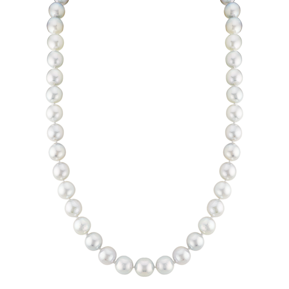 8mm Blue Akoya Cultured Pearl Strand (18'')