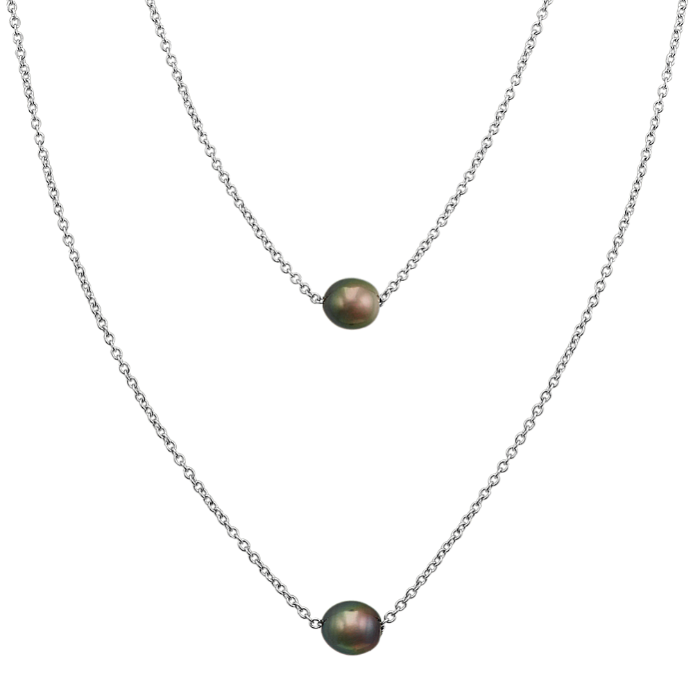9-10mm Tahitian Cultured Pearl Necklace (28 in)