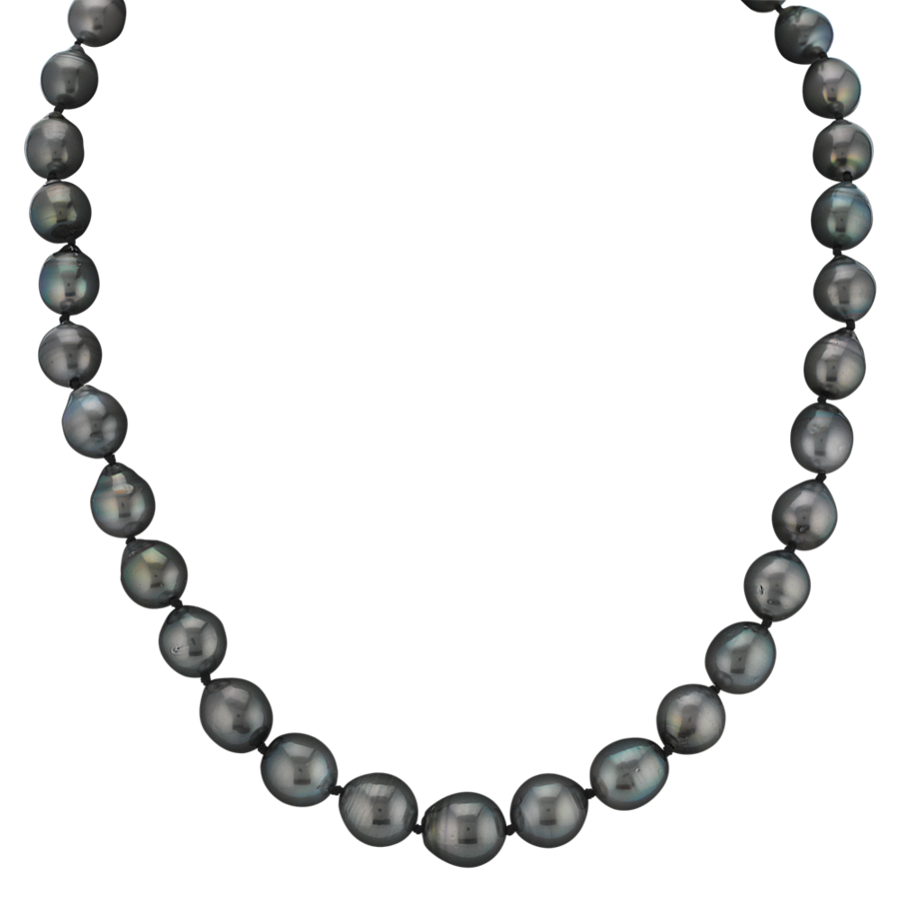 9-11mm Graduated Tahitian Cultured Pearl Strand (18'')