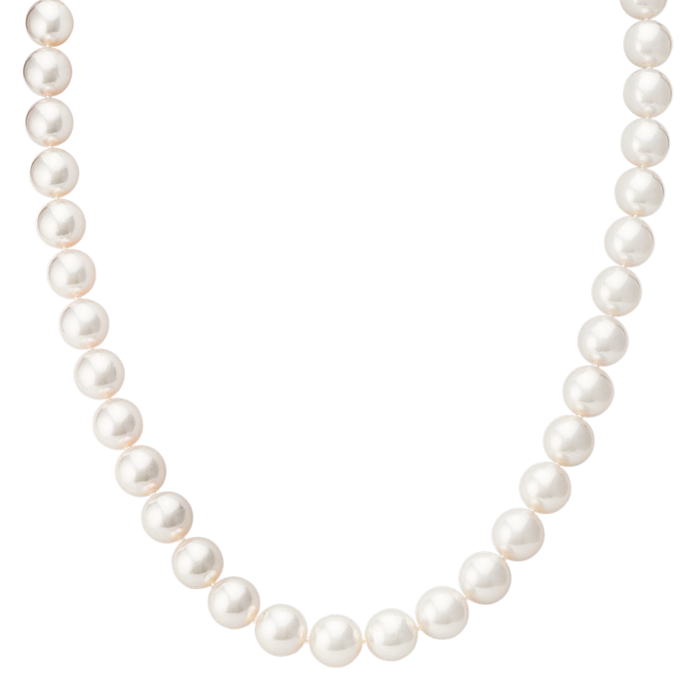 9mm Akoya Cultured Pearl Necklace (18 in)