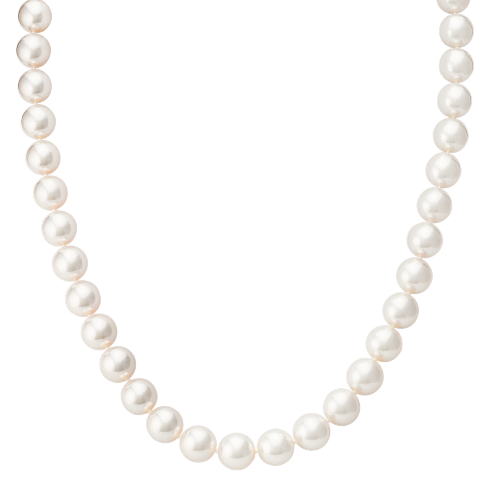 9mm Akoya Cultured Pearl Necklace (18'')