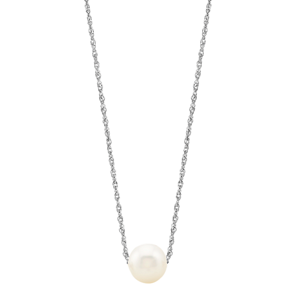 9mm Freshwater Cultured Pearl Necklace (20 in)