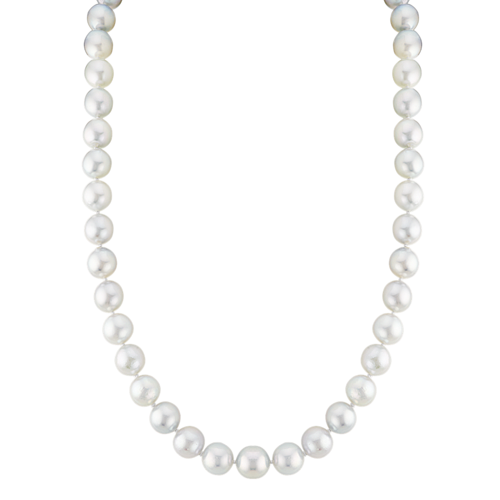 9mm Blue Akoya Cultured Pearl Strand (18'')