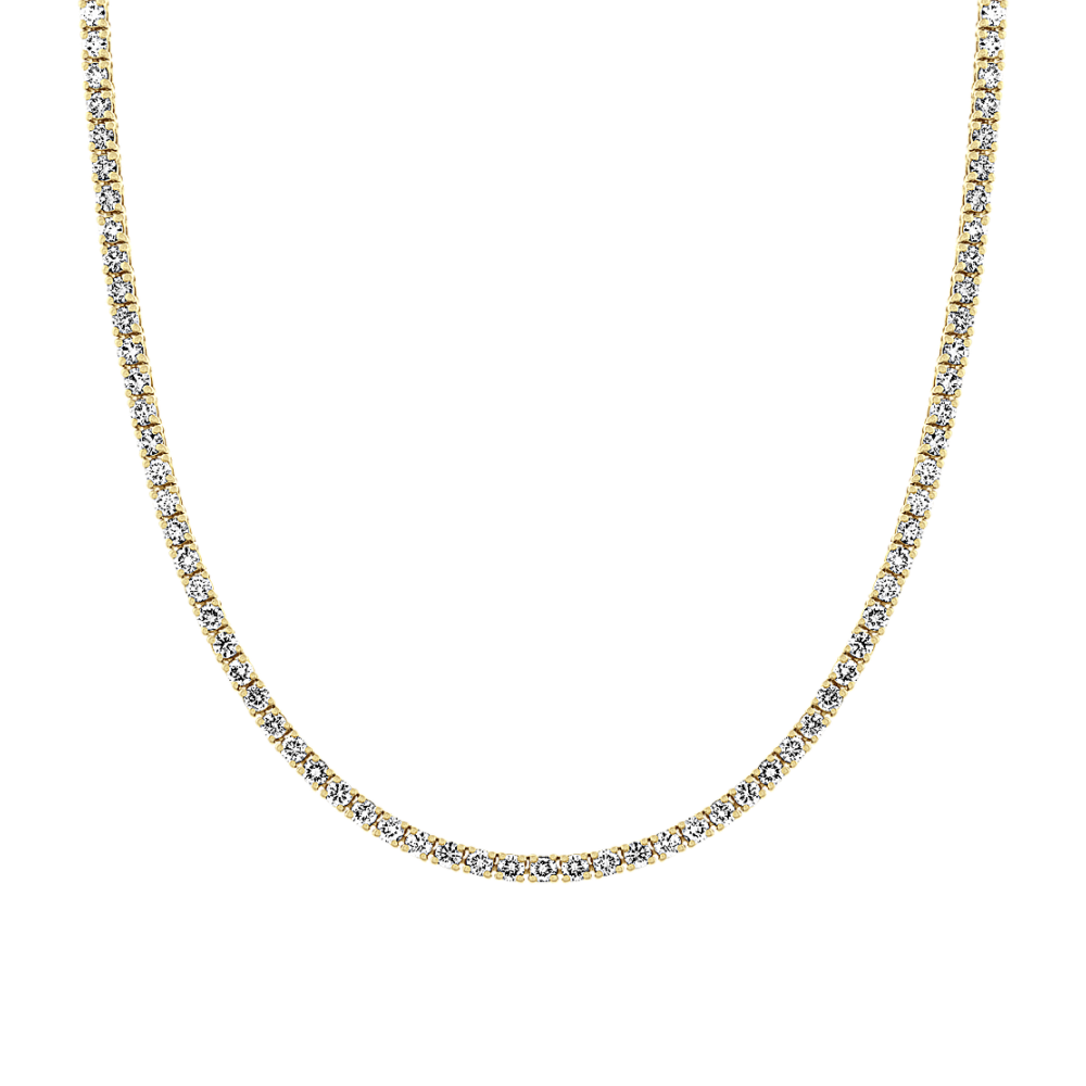 Amara 3 ct. Natural Diamond Tennis Necklace (18 in)