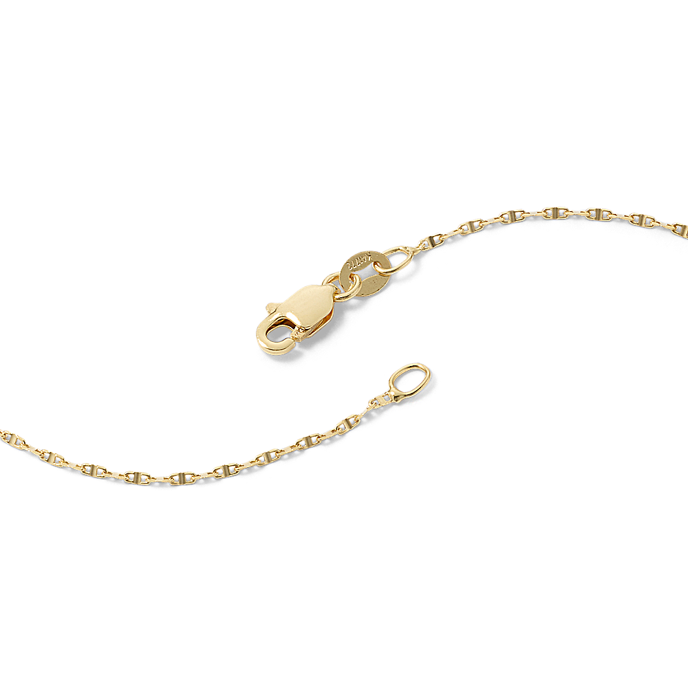 14K Yellow Gold Two-Necklace Layering Clasp