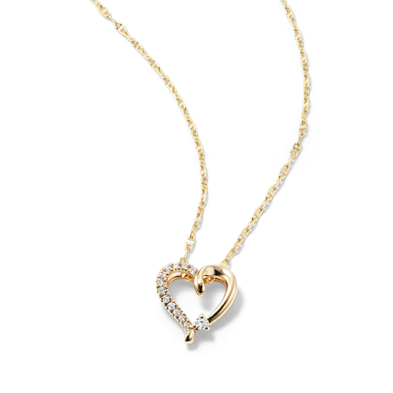 Amora Diamond Heart Pendant