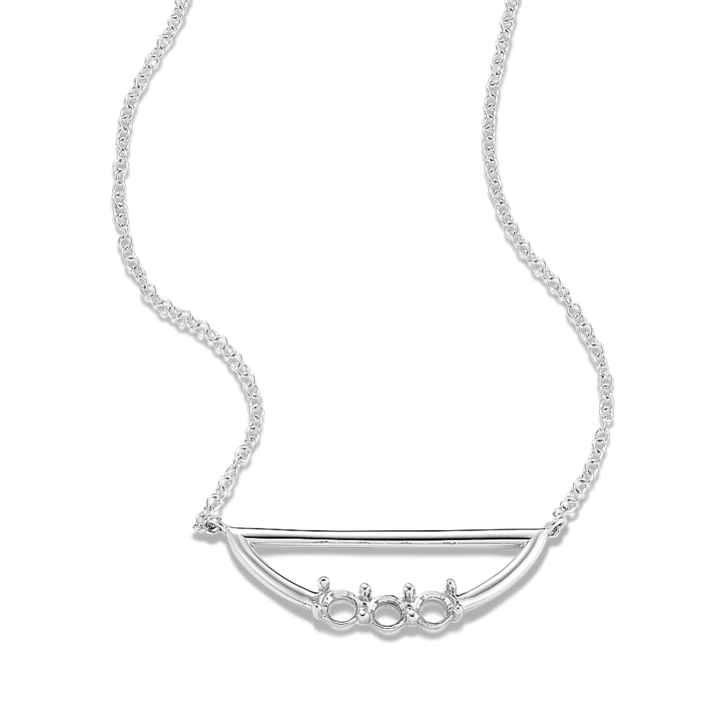 Arched Pick-Your-Gems Necklace
