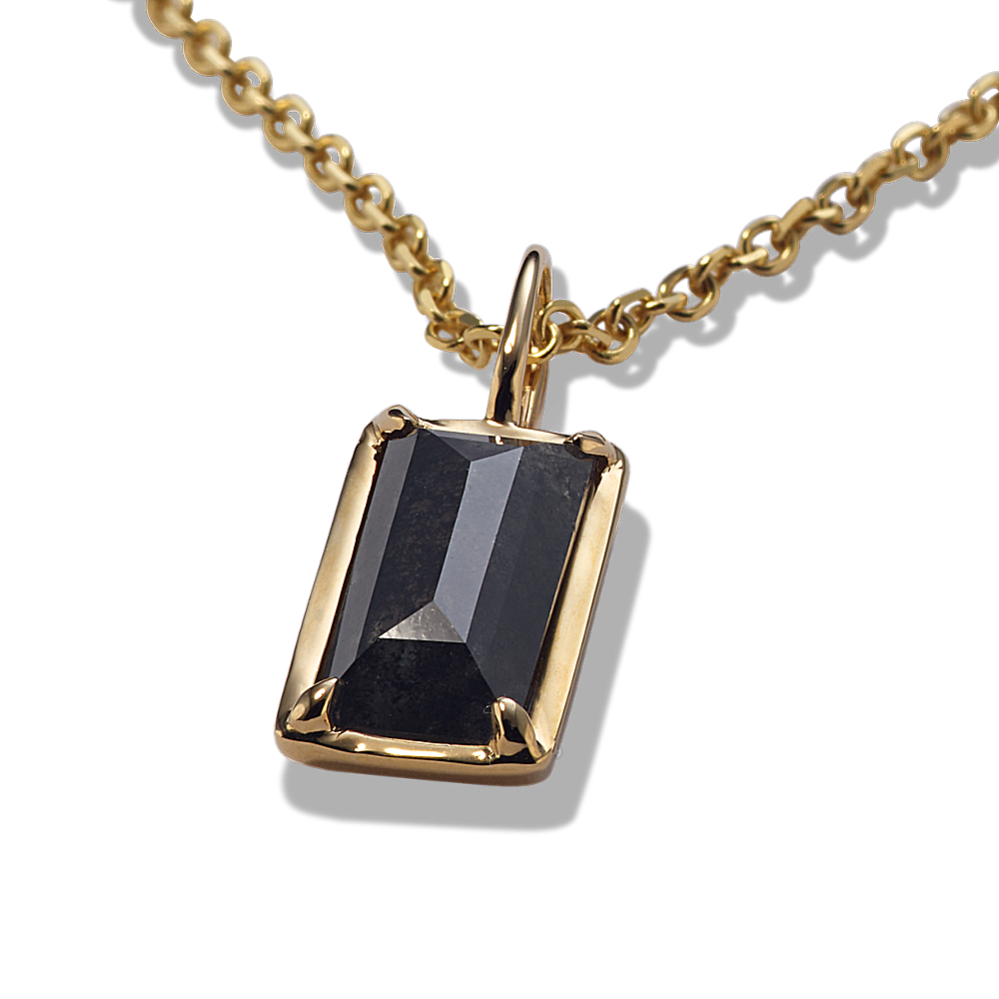 Baguette Pepper Diamond Pendant (20 in) Shane Co.