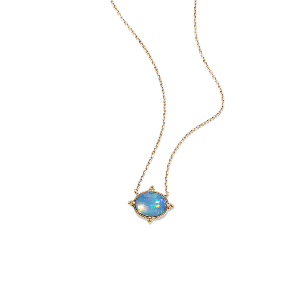 Beautiful deals opal necklace