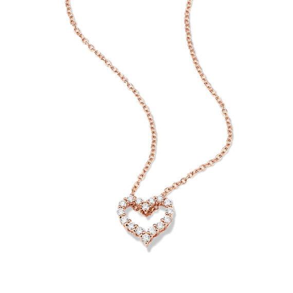 Bijou 0.25 tcw Diamond Heart Pendant