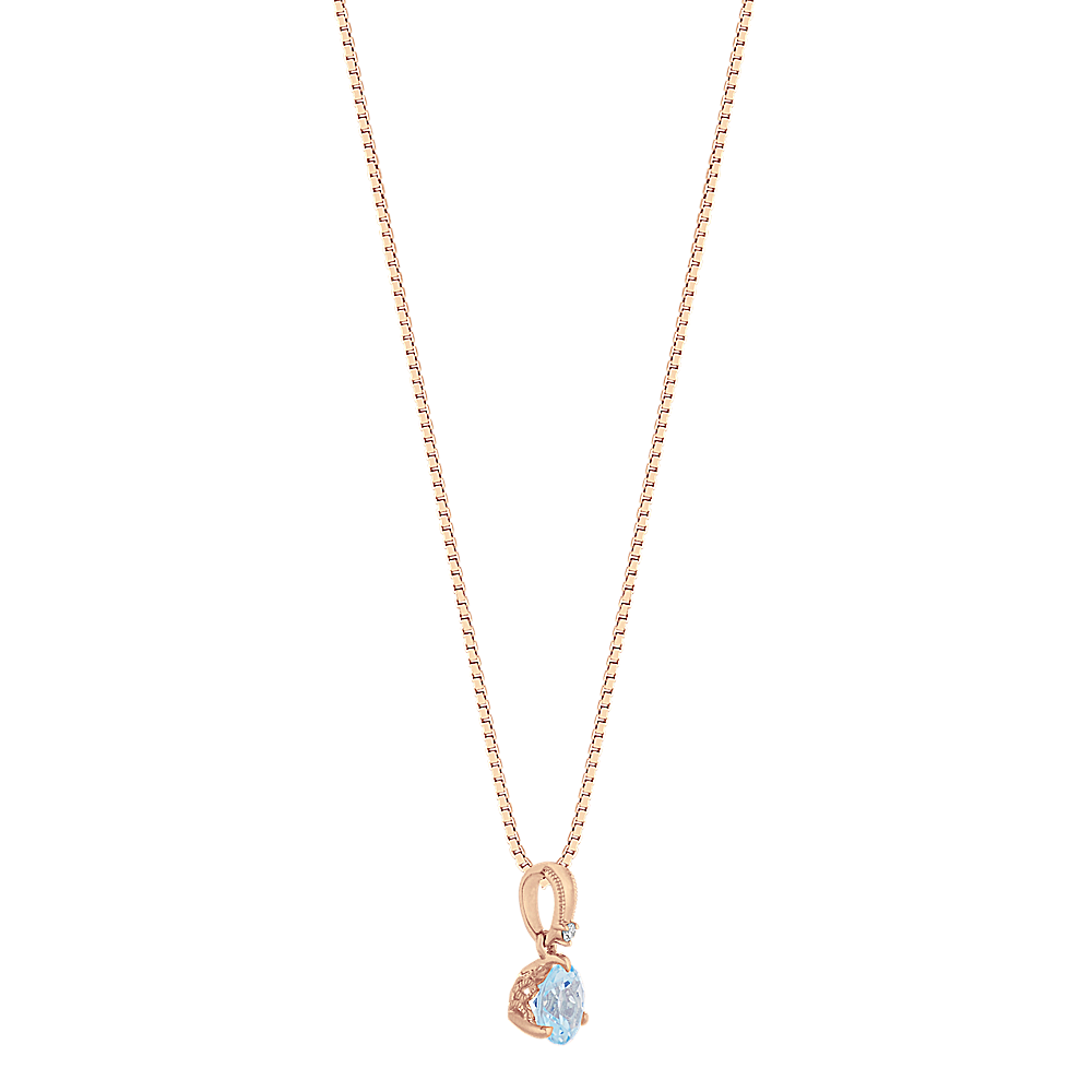 2in 14K Rose Gold Box Chain Extender (1mm)