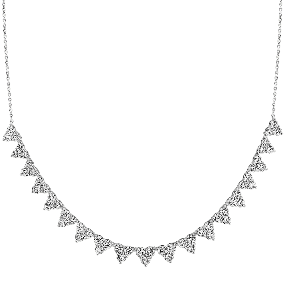 Brilliant Round Diamond Necklaces (18'')