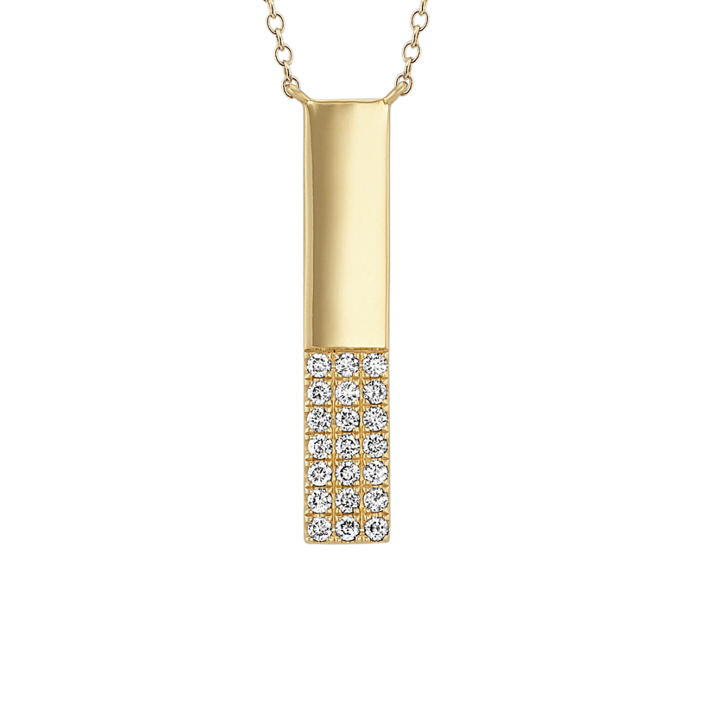 Brisbane Natural Diamond Necklace in 14K Yellow Gold (18 in)