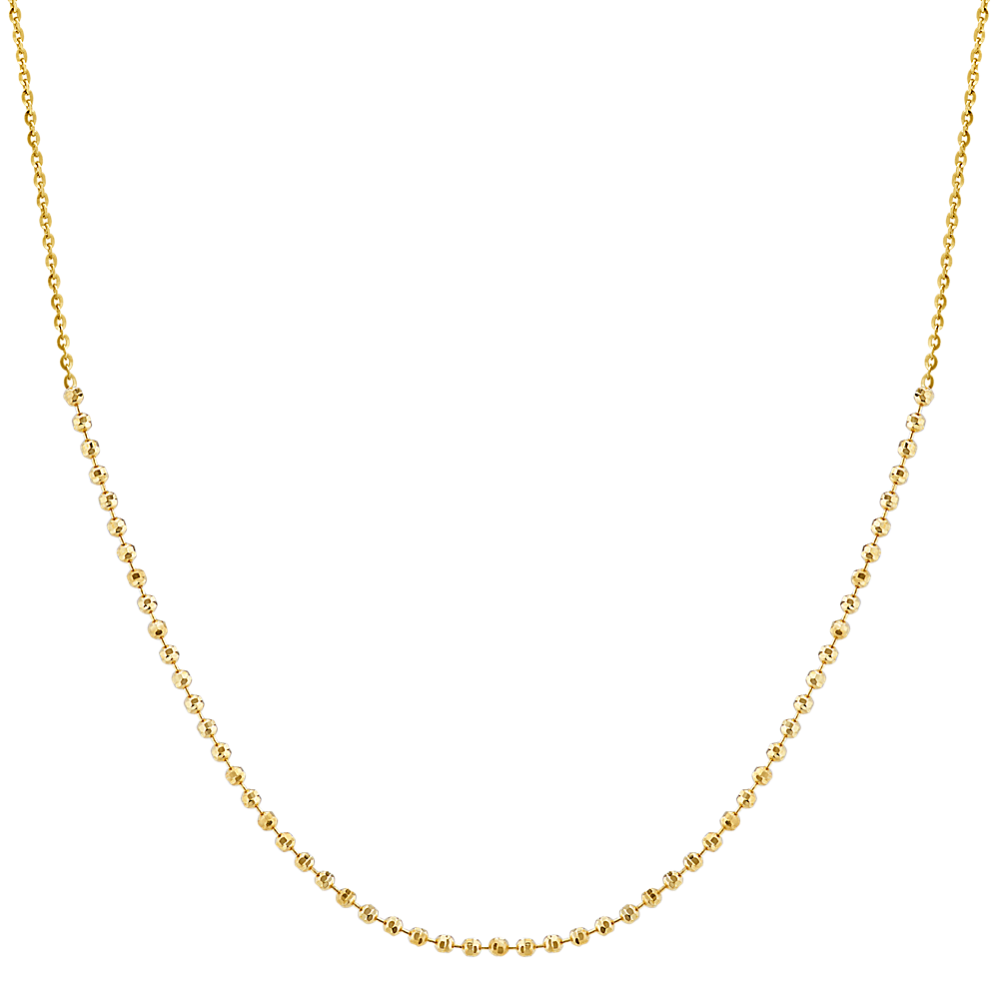 Choker Necklace in 14k Yellow Gold (16 in)