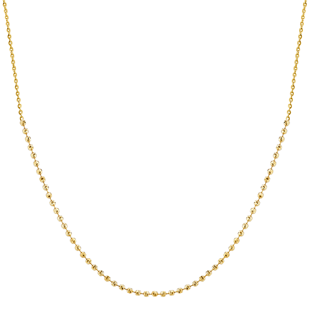 Choker Necklace in 14k Yellow Gold (16'')