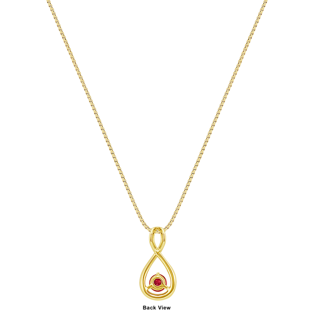 Ruby on sale infinity necklace